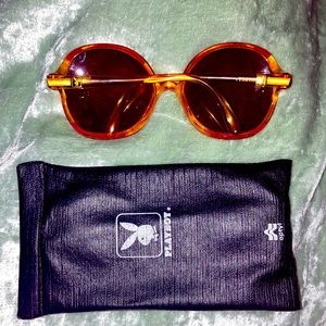 Rare !! Playboy Vintage 70s Sunglasses w/case
